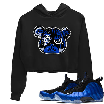 Air Foamposite One Royal Shirts To Match Jordans Foamposite Bear Sneaker Shirts Air Foamposite One Royal SNRT Sneaker Release Tees Unisex Cotton Crew Neck Black 1 Crop Shirts