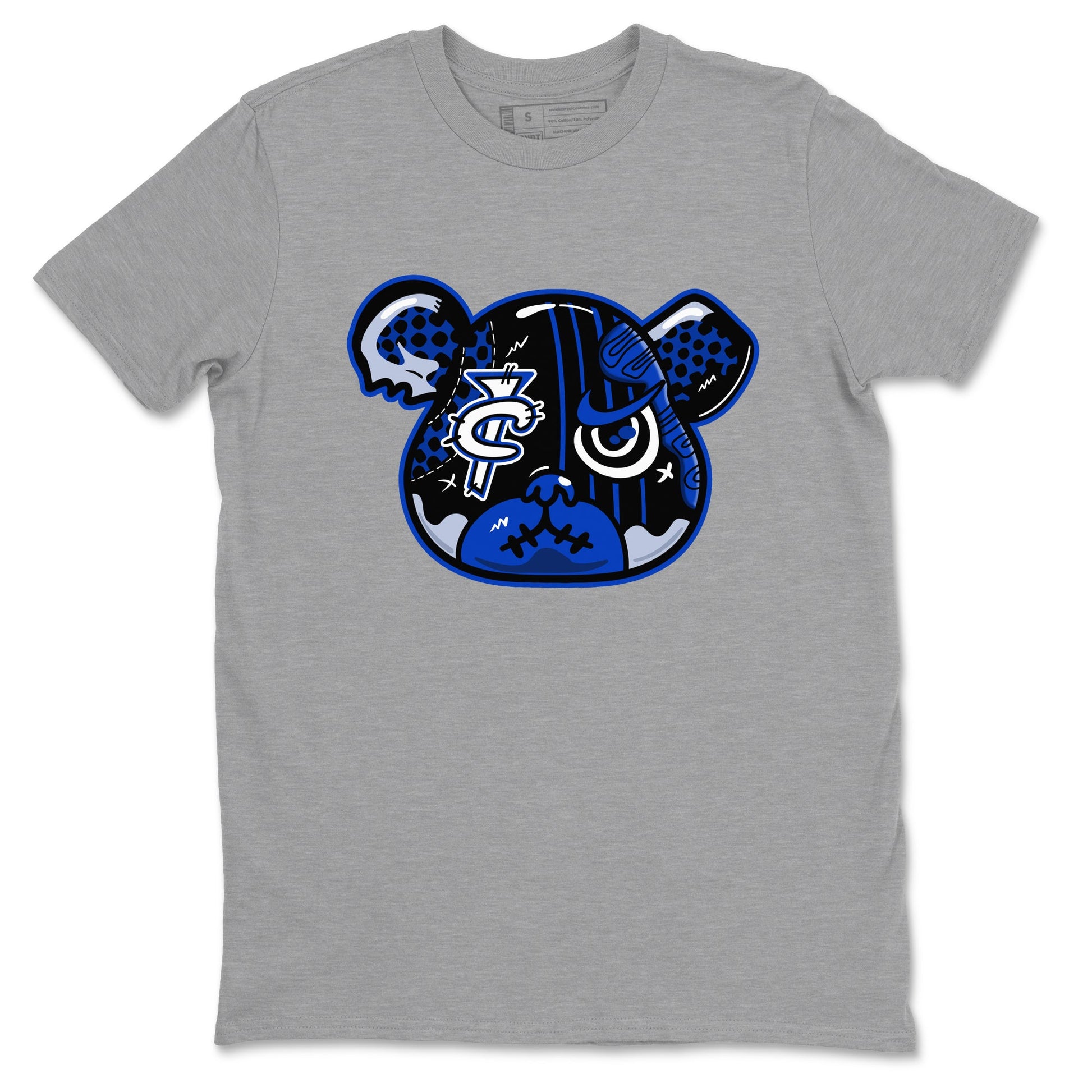 Air Foamposite One Royal Shirts To Match Jordans Foamposite Bear Sneaker Shirts Air Foamposite One Royal SNRT Sneaker Release Tees Unisex Cotton Crew Neck Heather Grey 2 crew neck shirts