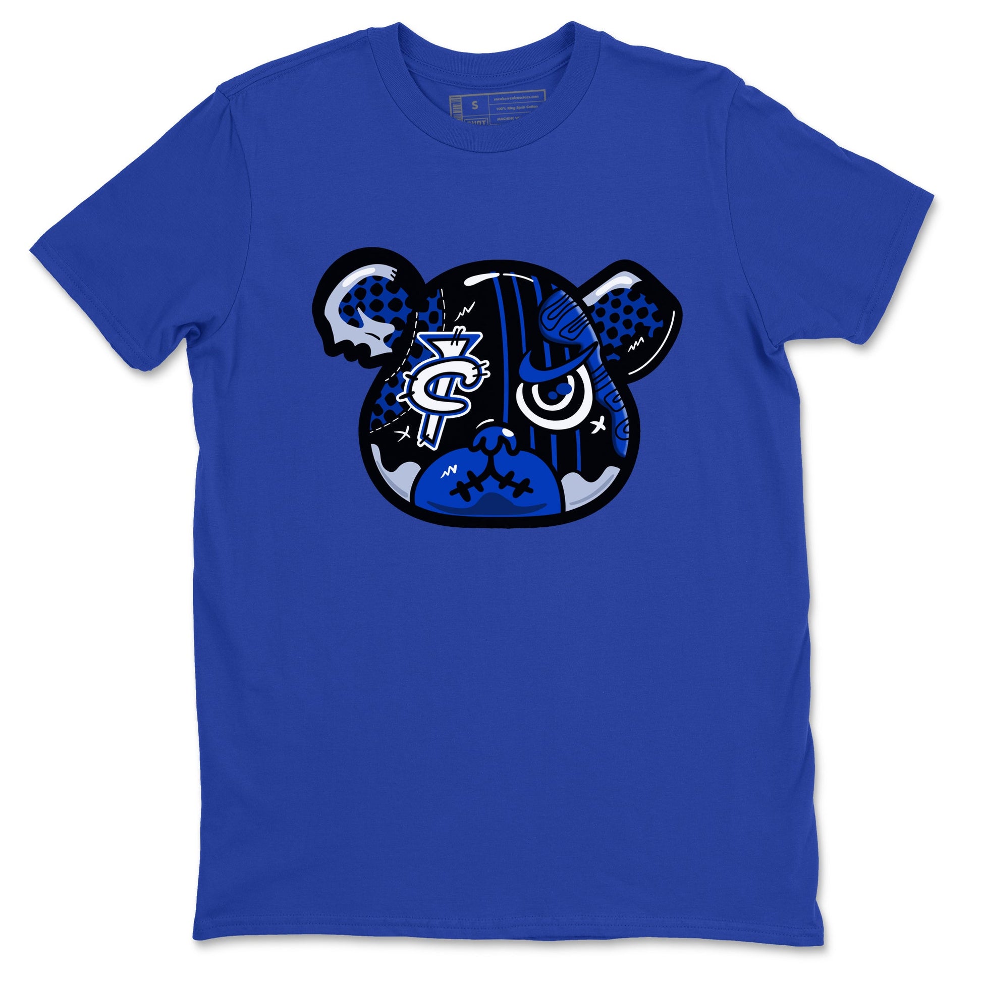 Air Foamposite One Royal Shirts To Match Jordans Foamposite Bear Sneaker Shirts Air Foamposite One Royal SNRT Sneaker Release Tees Unisex Cotton Crew Neck Royal Blue 2 crew neck shirts