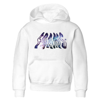 Air Foamposite One Galaxy shirts to match jordans Foams sneaker match tees Foams One Galaxy match shoes to clothes SNRT Sneaker Tees Youth Baby White 2 tee