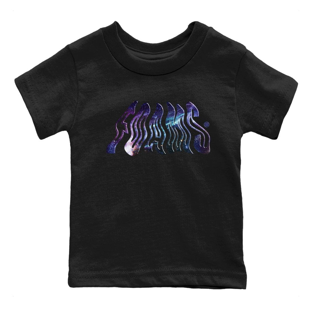 Air Foamposite One Galaxy shirts to match jordans Foams sneaker match tees Foams One Galaxy match shoes to clothes SNRT Sneaker Tees Youth Baby Black 2 tee