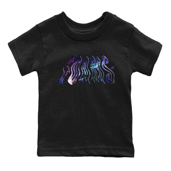 Air Foamposite One Galaxy shirts to match jordans Foams sneaker match tees Foams One Galaxy match shoes to clothes SNRT Sneaker Tees Youth Baby Black 2 tee
