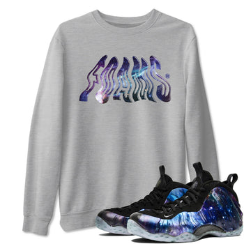 Air Foamposite One Galaxy shirts to match jordans Foams sneaker match tees Foams One Galaxy match shoes to clothes SNRT Sneaker Tees unisex cotton Heather Grey 1 shirts