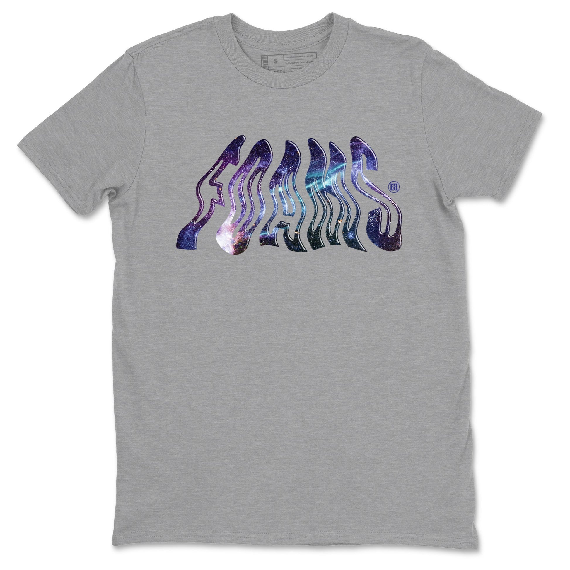 Air Foamposite One Galaxy shirts to match jordans Foams sneaker match tees Foams One Galaxy match shoes to clothes SNRT Sneaker Tees unisex cotton Heather Grey 2 shirts