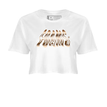 Air Foamposite 1 Metallic Copper Shirts To Match Jordans Foams Sneaker Shirts Air Foamposite One Metallic Copper SNRT Sneaker Release Tees Unisex Cotton Crew Neck White 2 Crop Shirts