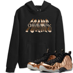 Air Foamposite 1 Metallic Copper Shirts To Match Jordans Foams Sneaker Shirts Air Foamposite One Metallic Copper SNRT Sneaker Release Tees Unisex Cotton Crew Neck Black 1 crew neck shirts