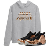 Air Foamposite 1 Metallic Copper Shirts To Match Jordans Foams Sneaker Shirts Air Foamposite One Metallic Copper SNRT Sneaker Release Tees Unisex Cotton Crew Neck Heather Grey 1 crew neck shirts