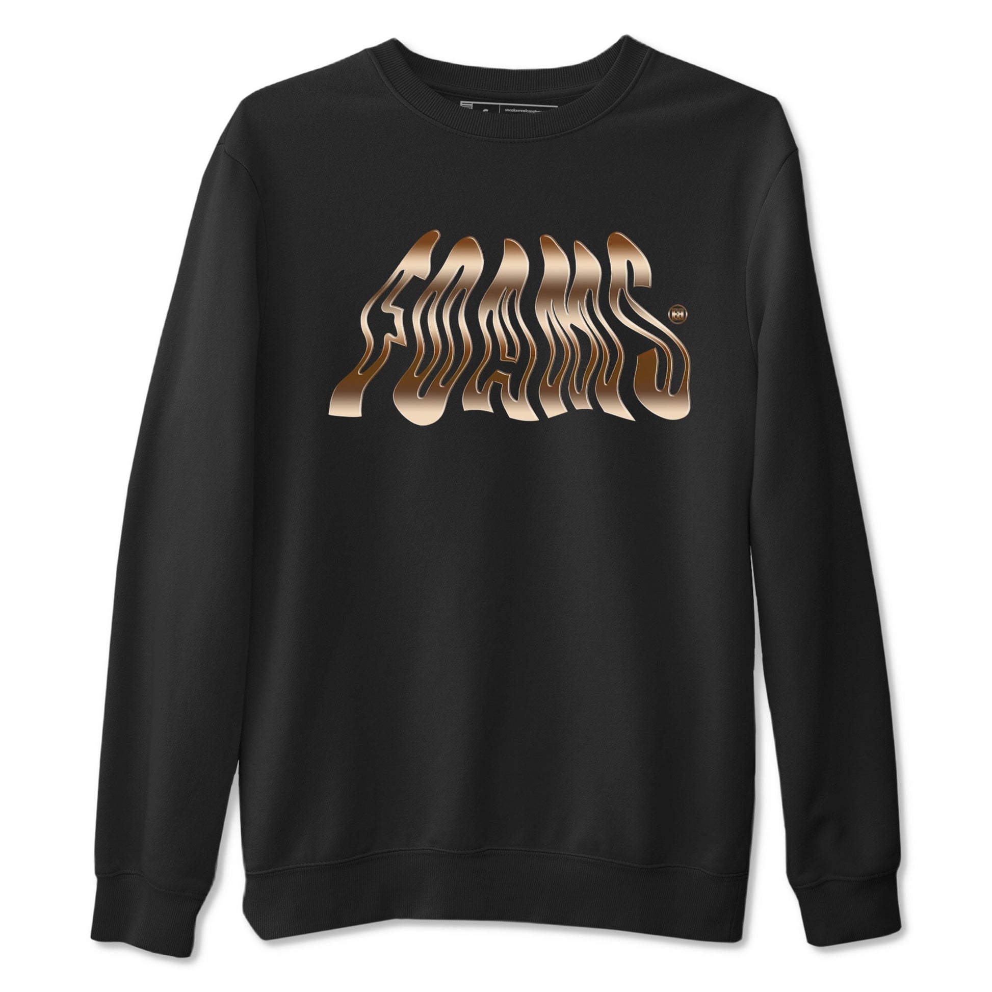 Air Foamposite 1 Metallic Copper Shirts To Match Jordans Foams Sneaker Shirts Air Foamposite One Metallic Copper SNRT Sneaker Release Tees Unisex Cotton Crew Neck Black 2 crew neck shirts