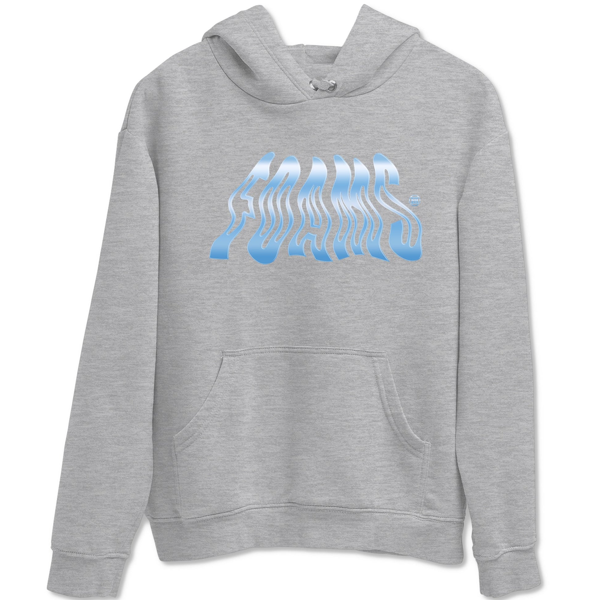 Foams sneaker match t-shirt styled to complete your fit with the Air Foamposite One Psychic Blue sneakers, shown in Heather Grey 2.
