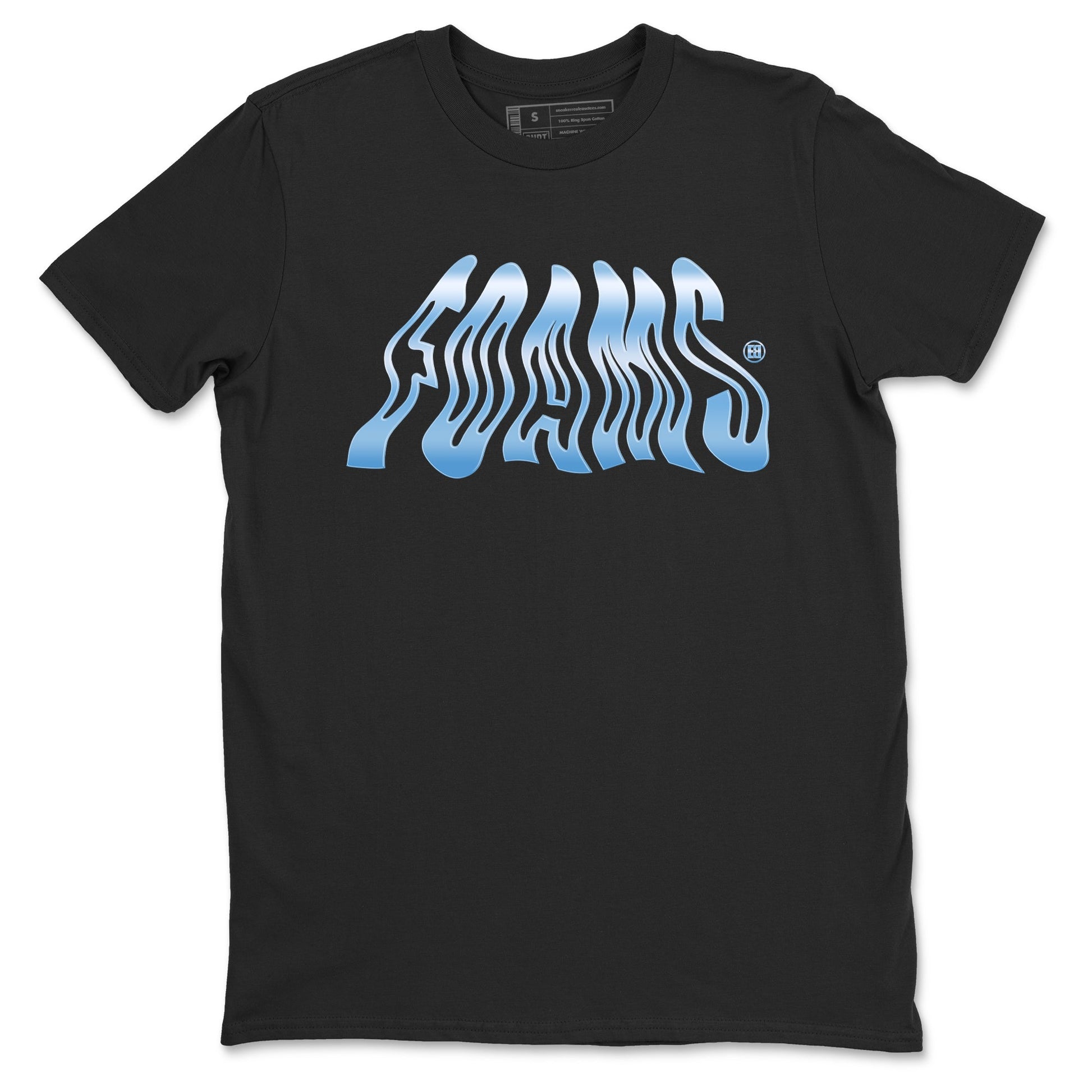 Foams sneaker match t-shirt styled to complete your fit with the Air Foamposite One Psychic Blue sneakers, shown in Black 2.
