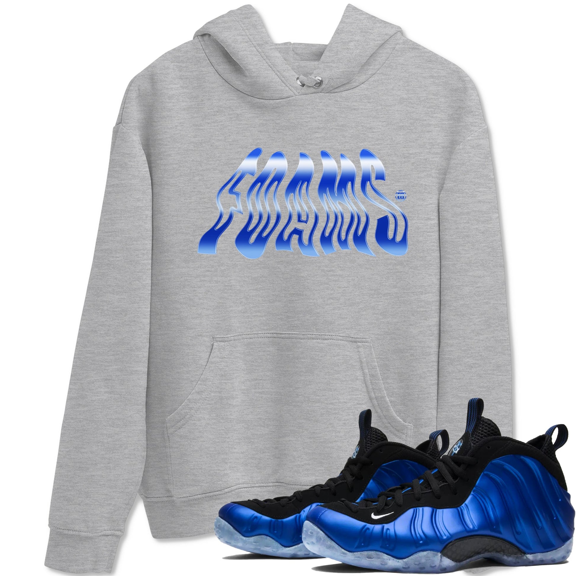 Air Foamposite One Royal shirts to match jordans Foams sneaker match tees Air Foamposite One Royal SNRT Sneaker Release Tees unisex cotton Heather Grey 1 crew neck shirts