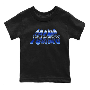 Air Foamposite One Royal shirts to match jordans Foams sneaker match tees Air Foamposite One Royal SNRT Sneaker Release Tees Youth Baby Black 2 crew neck shirts