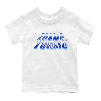 Air Foamposite One Royal shirts to match jordans Foams sneaker match tees Air Foamposite One Royal SNRT Sneaker Release Tees Youth Baby White 2 crew neck shirts