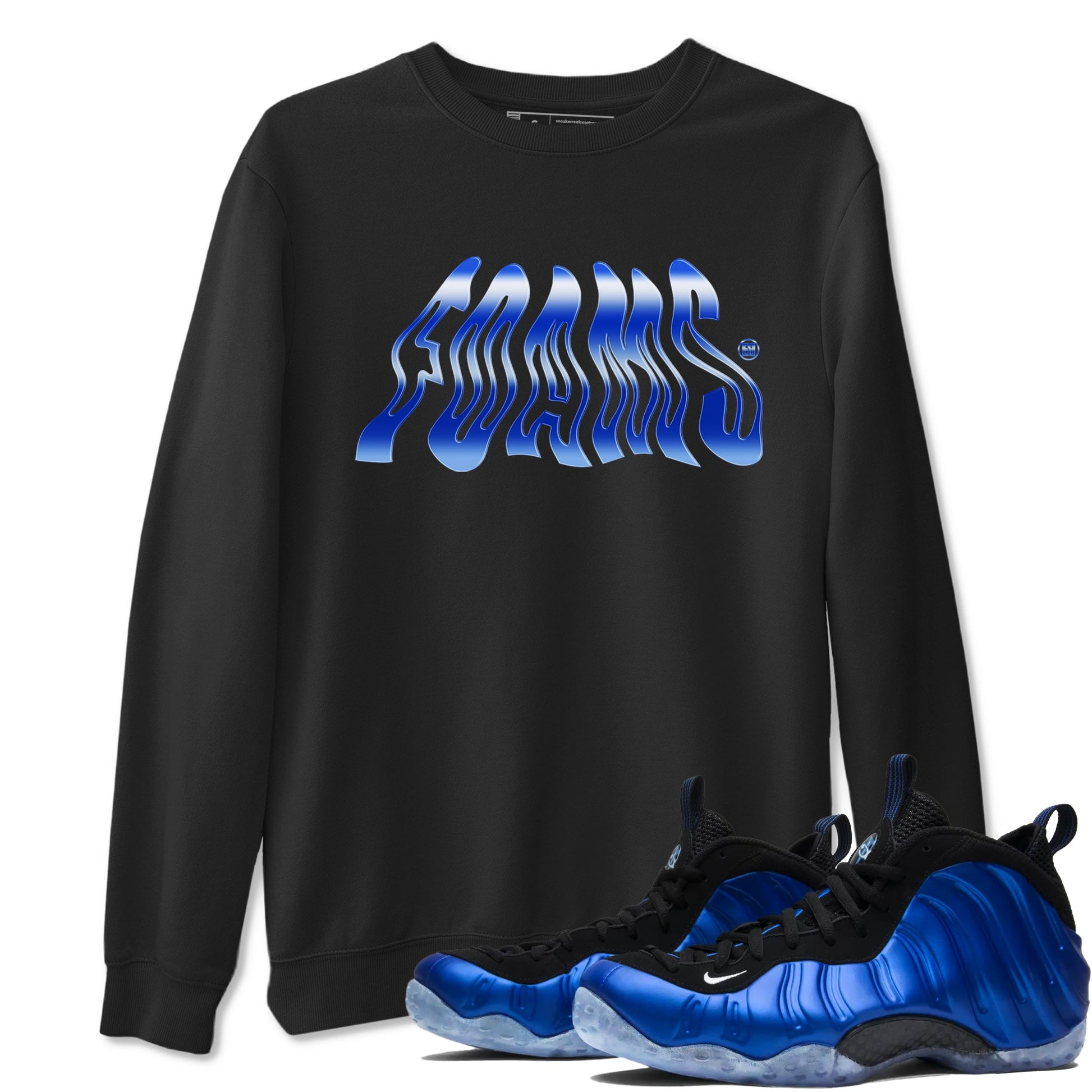 Air Foamposite One Royal shirts to match jordans Foams sneaker match tees Air Foamposite One Royal SNRT Sneaker Release Tees unisex cotton Black 1 crew neck shirts