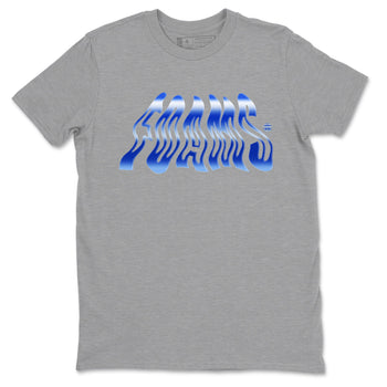 Air Foamposite One Royal shirts to match jordans Foams sneaker match tees Air Foamposite One Royal SNRT Sneaker Release Tees unisex cotton Heather Grey 2 crew neck shirts