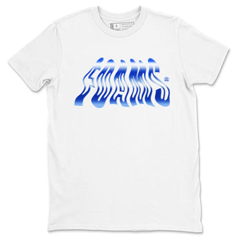Air Foamposite One Royal shirts to match jordans Foams sneaker match tees Air Foamposite One Royal SNRT Sneaker Release Tees unisex cotton White 2 crew neck shirts