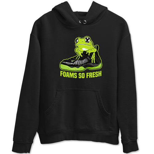 Foams One Black Volt best t shirts to wear with jordans Foams So Fresh sneaker match tees Air Foamposite One Black Volt match shoes to clothes SNRT Sneaker Tees unisex cotton Black 2 shirts