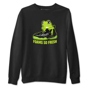 Foams One Black Volt best t shirts to wear with jordans Foams So Fresh sneaker match tees Air Foamposite One Black Volt match shoes to clothes SNRT Sneaker Tees unisex cotton Black 2 shirts