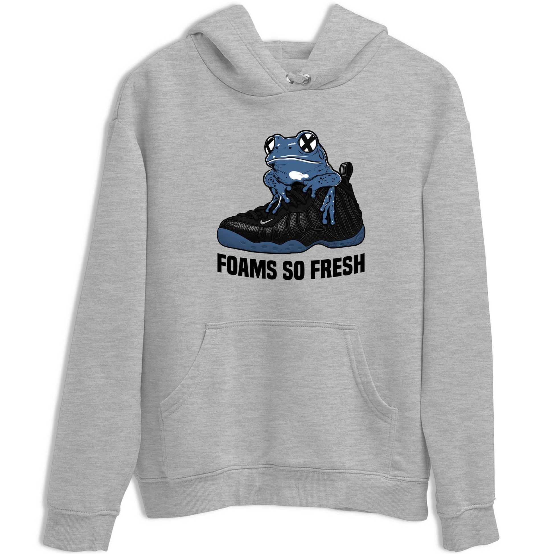 Sneaker Threads – Sneaker Tees To Match Air Foamposite One Carbon Fiber – Foams So Fresh Graphic Tee Heather Grey 2. Perfect for Jordan releases 2025 colorways.