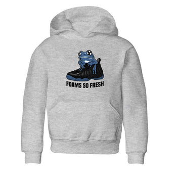 Sneaker Threads – Sneaker Tees To Match Air Foamposite One Carbon Fiber – Foams So Fresh Youth Graphic Tee Heather Grey 2. Perfect for Jordan releases 2025 colorways.