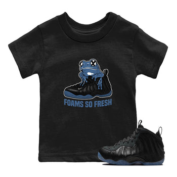 Sneaker Threads – Sneaker Tees To Match Air Foamposite One Carbon Fiber – Foams So Fresh Youth Graphic Tee Black 1. Perfect for Jordan releases 2025 colorways.