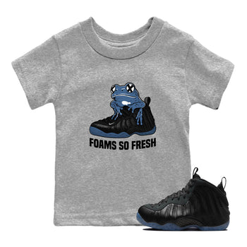 Sneaker Threads – Sneaker Tees To Match Air Foamposite One Carbon Fiber – Foams So Fresh Youth Graphic Tee Heather Grey 2. Perfect for Jordan releases 2025 colorways.