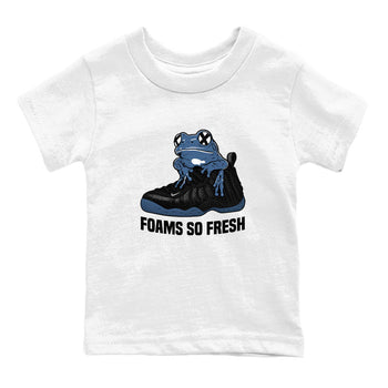 Sneaker Threads – Sneaker Tees To Match Air Foamposite One Carbon Fiber – Foams So Fresh Youth Graphic Tee White 2. Perfect for Jordan releases 2025 colorways.