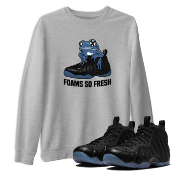 Sneaker Threads – Sneaker Tees To Match Air Foamposite One Carbon Fiber – Foams So Fresh Graphic Tee Heather Grey 1. Perfect for Jordan releases 2025 colorways.