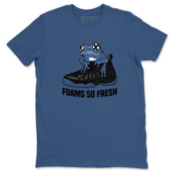 Sneaker Threads – Sneaker Tees To Match Air Foamposite One Carbon Fiber – Foams So Fresh Graphic Tee Denim Blue 2. Perfect for Jordan releases 2025 colorways.