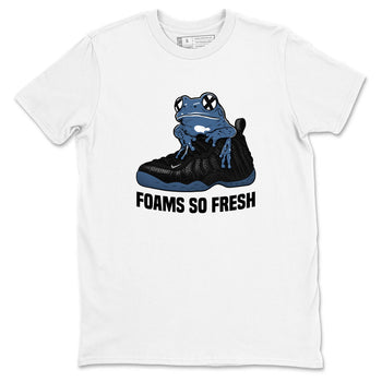 Sneaker Threads – Sneaker Tees To Match Air Foamposite One Carbon Fiber – Foams So Fresh Graphic Tee White 2. Perfect for Jordan releases 2025 colorways.