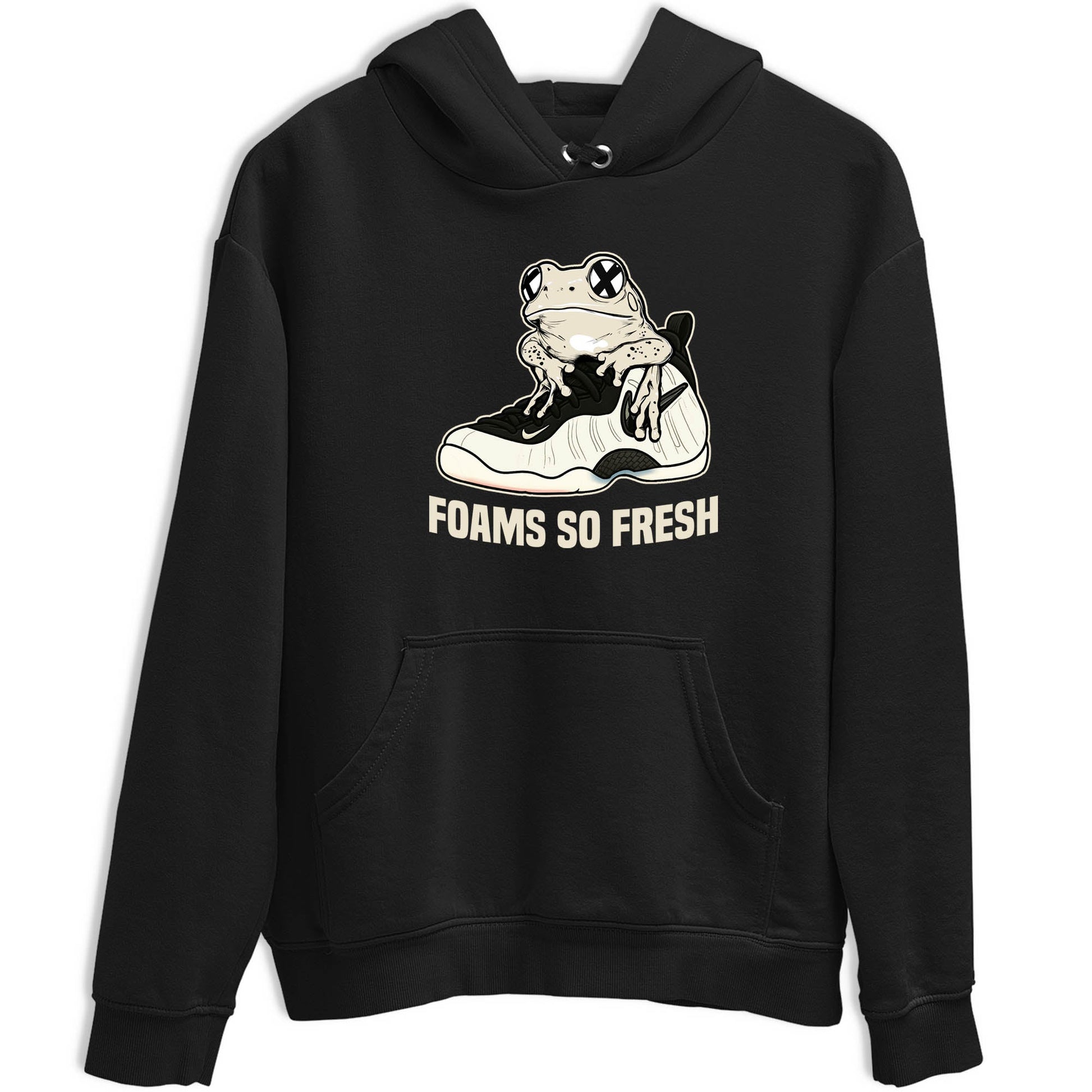 Sneaker Threads – Sneaker Tees To Match Air Foamposite One Pearl – Foams So Fresh Graphic Tee Black 2. Perfect for Jordan releases 2025 colorways.