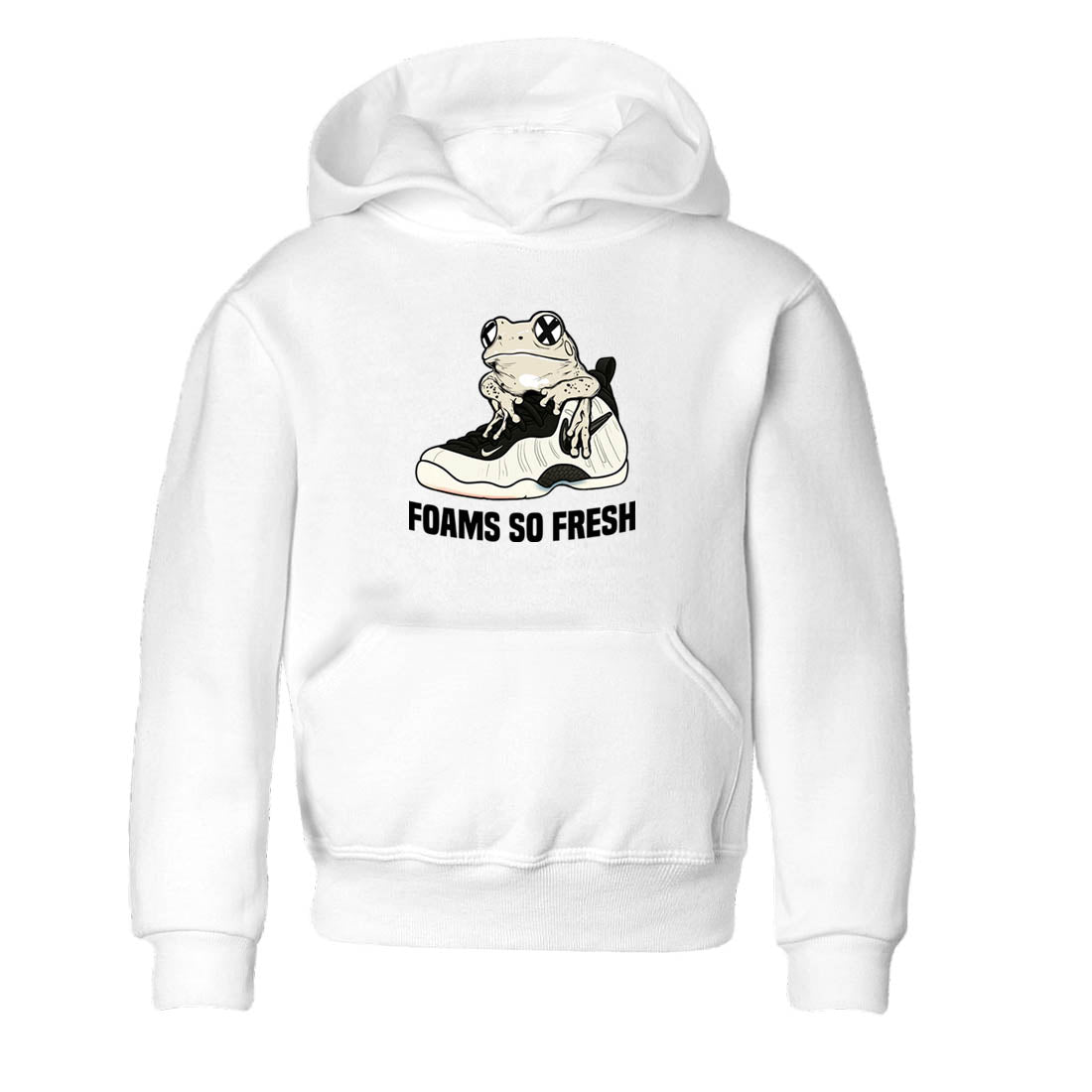 Sneaker Threads – Sneaker Tees To Match Air Foamposite One Pearl – Foams So Fresh Youth Graphic Tee White 2. Perfect for Jordan releases 2025 colorways.