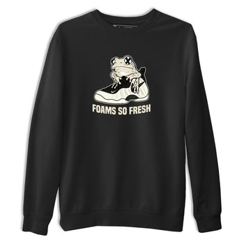 Sneaker Threads – Sneaker Tees To Match Air Foamposite One Pearl – Foams So Fresh Graphic Tee Black 2. Perfect for Jordan releases 2025 colorways.