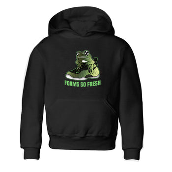 Sneaker match tees – Sneaker Tees To Match Air Foamposite One Pine Green Shoes – Foams So Fresh Kids T-Shirt Black 2