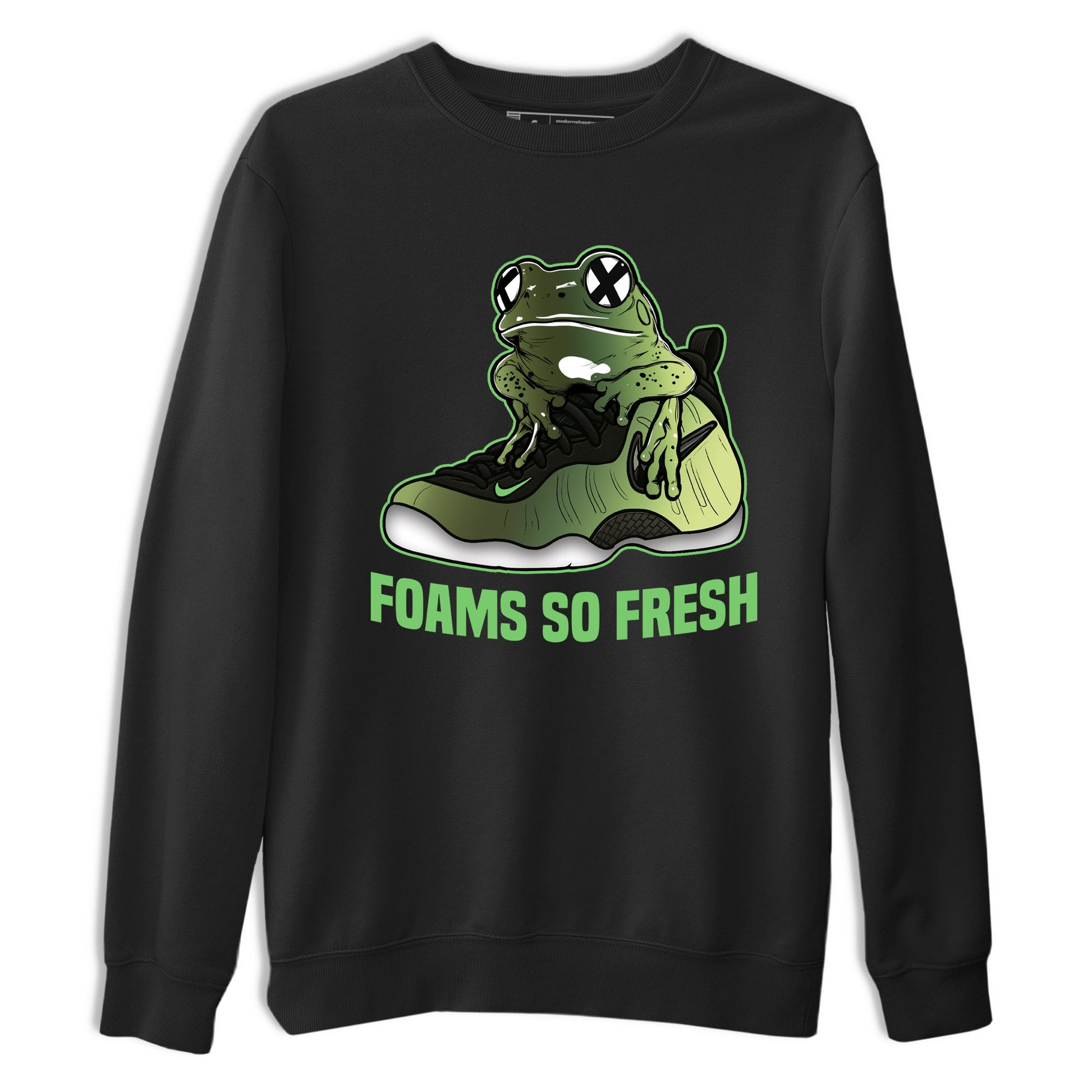 Sneaker match tees – Sneaker Tees To Match Air Foamposite One Pine Green Shoes – Foams So Fresh Tee Black 2