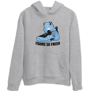 Foams So Fresh sneaker match t-shirt styled to complete your fit with the Air Foamposite One Psychic Blue sneakers, shown in Heather Grey 2.