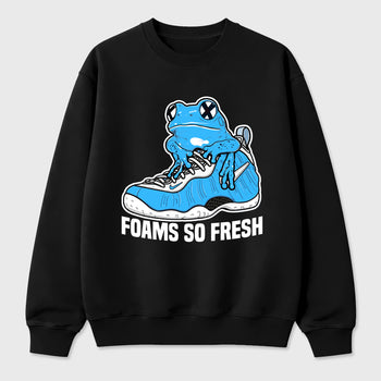 Best Sneakerfit Graphic Tee. Graphic Outfits. Sneaker Tees To Match Air Foamposite One University Blue Sneakers – Foams So Fresh Tee Black 2