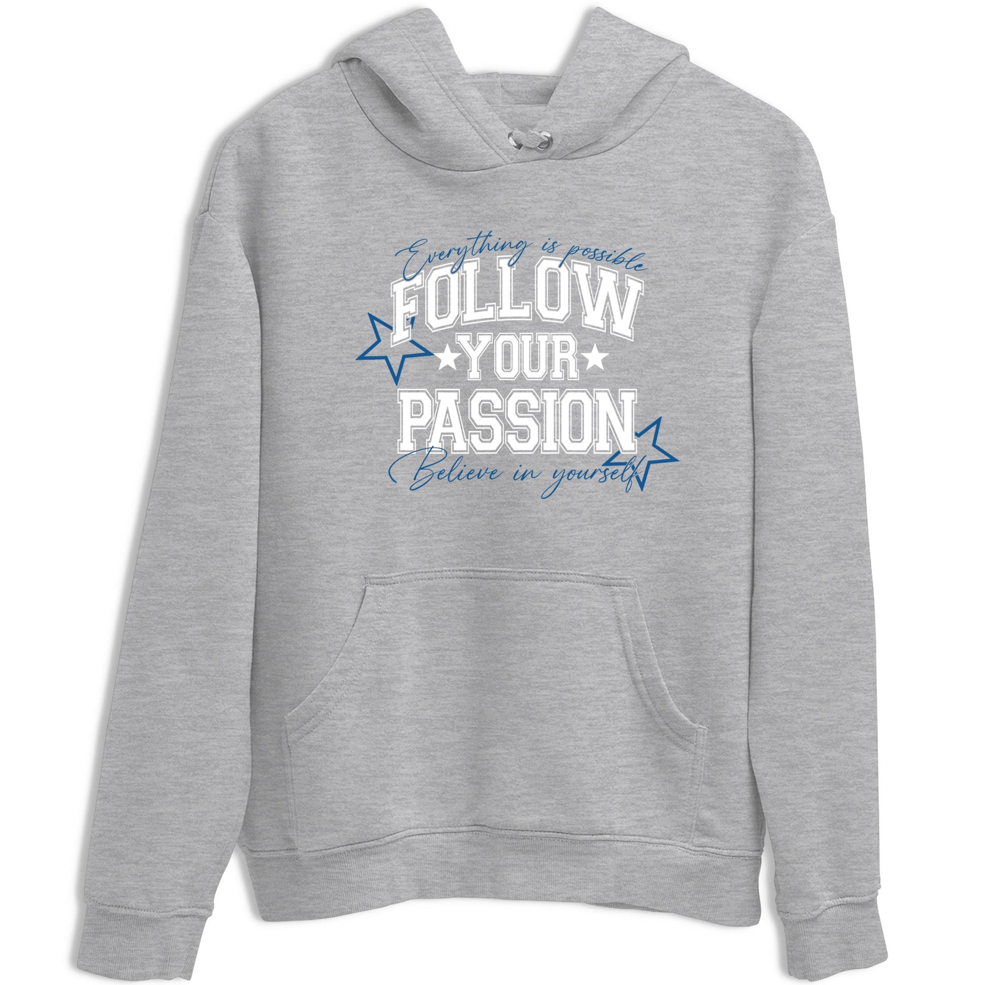 Sneaker match tees – Sneaker Tees To Match Air Jordan 1 Travis Scott Fragment Sneakers – Follow Your Passion Graphic Tee Heather Grey 2