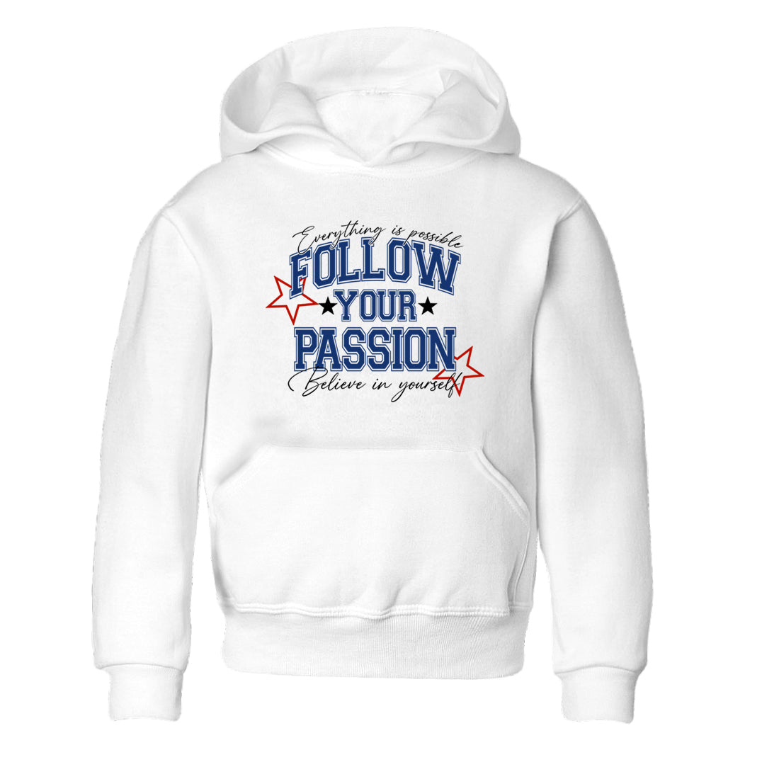 Sneaker match tees – Sneaker Threads To Match Air Jordan 11 Rare Air Shoes – Follow Your Passion Kids T-Shirt White 2