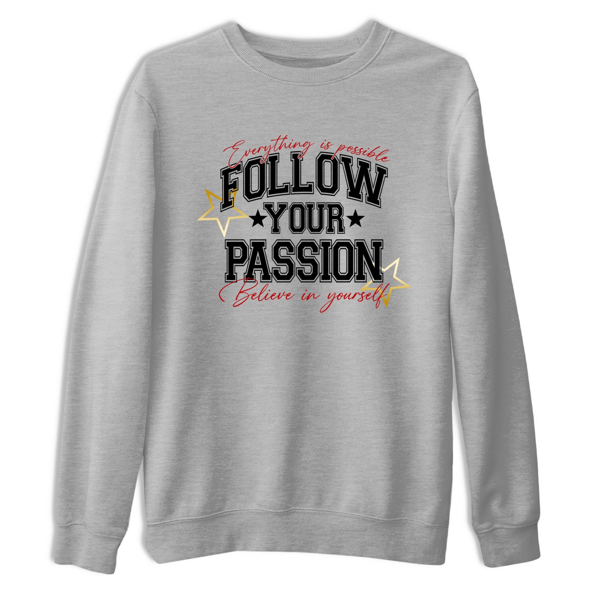 Best Sneakerfit graphic tee – Sneaker Tees To Match Air Jordan 12 Taxi Sneakers – Follow Your Passion Tee Heather Grey 2