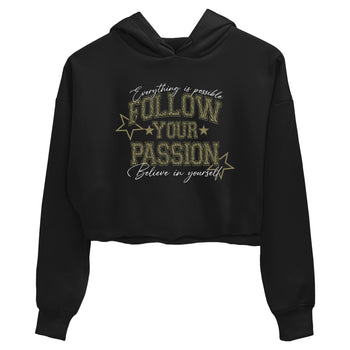 Sneaker Threads – Sneaker Threads To Match Air Jordan 3 Family Affair Shoes – Follow Your Passion Crop T-Shirt Black 2