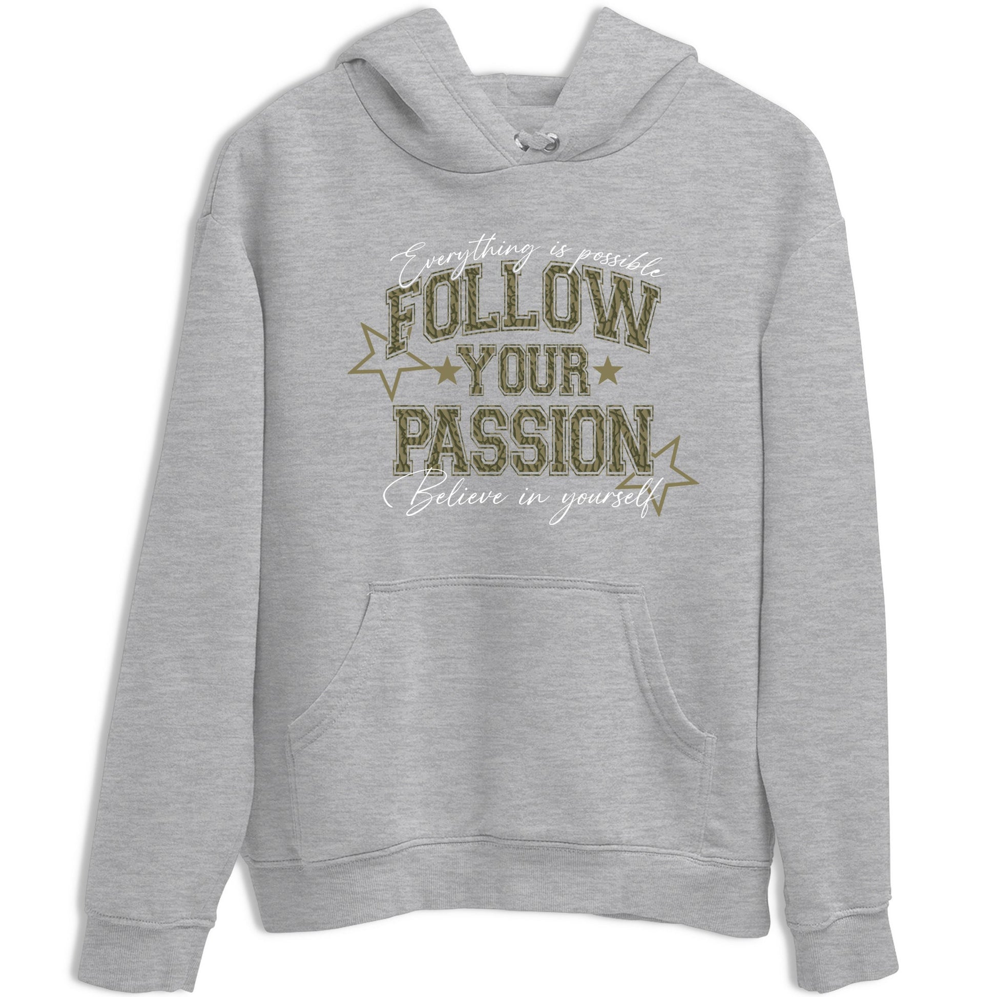 Sneaker Threads – Sneaker Threads To Match Air Jordan 3 Family Affair Shoes – Follow Your Passion Tee Heather Grey 2
