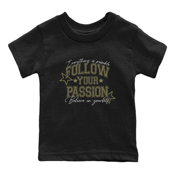 Sneaker Threads – Sneaker Threads To Match Air Jordan 3 Family Affair Shoes – Follow Your Passion Kids T-Shirt Black 2