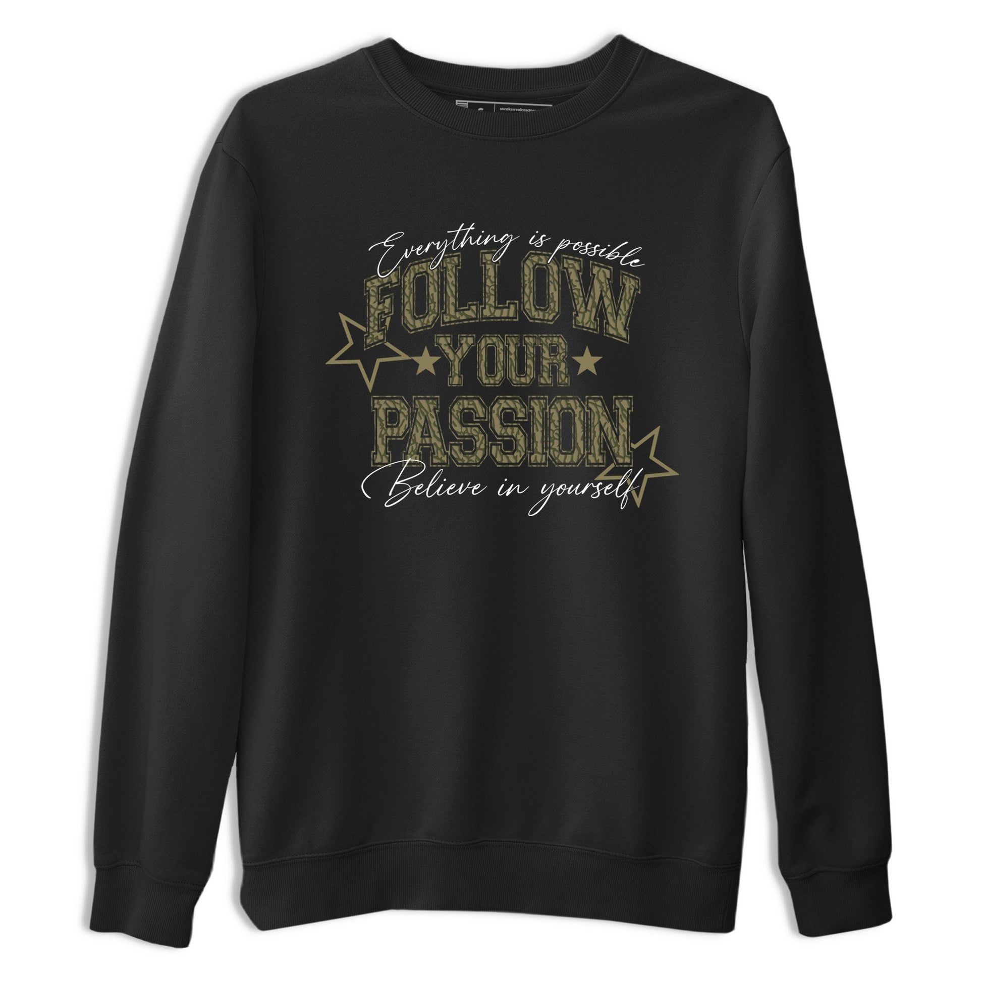 Sneaker Threads – Sneaker Threads To Match Air Jordan 3 Family Affair Shoes – Follow Your Passion Tee Black 2