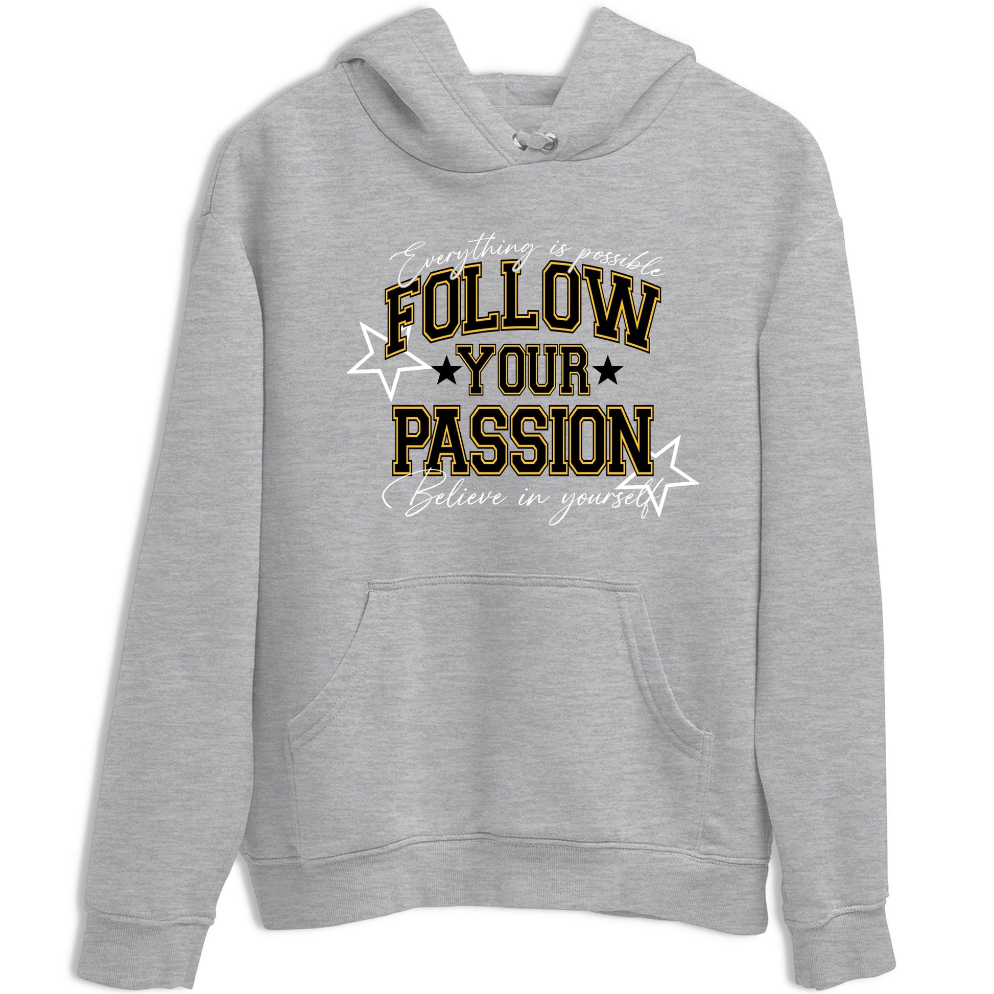 Sneaker match tees – Sneaker Tees To Match Air Jordan 5 Tokyo Shoes – Follow Your Passion Tee Heather Grey 2