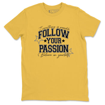Sneaker match tees – Sneaker Tees To Match Air Jordan 5 Tokyo Shoes – Follow Your Passion Tee Daisy 2