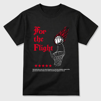 Sneaker match tees – Sneaker Tees To Match Air Jordan 1 Banned Shoes – For The Flight Tee Black 2