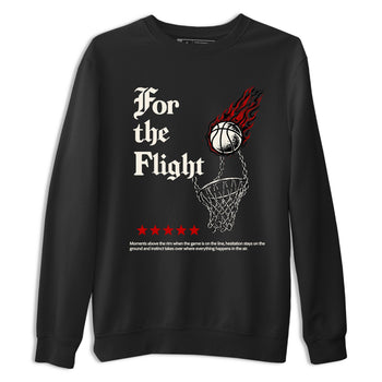 Sneaker match tees – Sneaker Tees To Match Air Jordan 4 Flight Club Shoes – For The Flight Tee Black 2