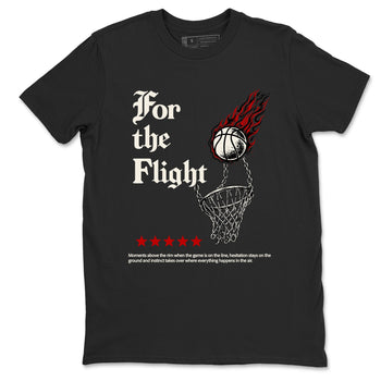 Sneaker match tees – Sneaker Tees To Match Air Jordan 4 Flight Club Shoes – For The Flight Tee Black 2