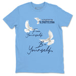 1s Obsidian shirts to match jordans Free Yourself Be Yourself shirts to match Jordans Air Jordan 1 Obsidian match shoes to clothes SNRT Sneaker Tees unisex cotton Carolina Blue 2 shirts